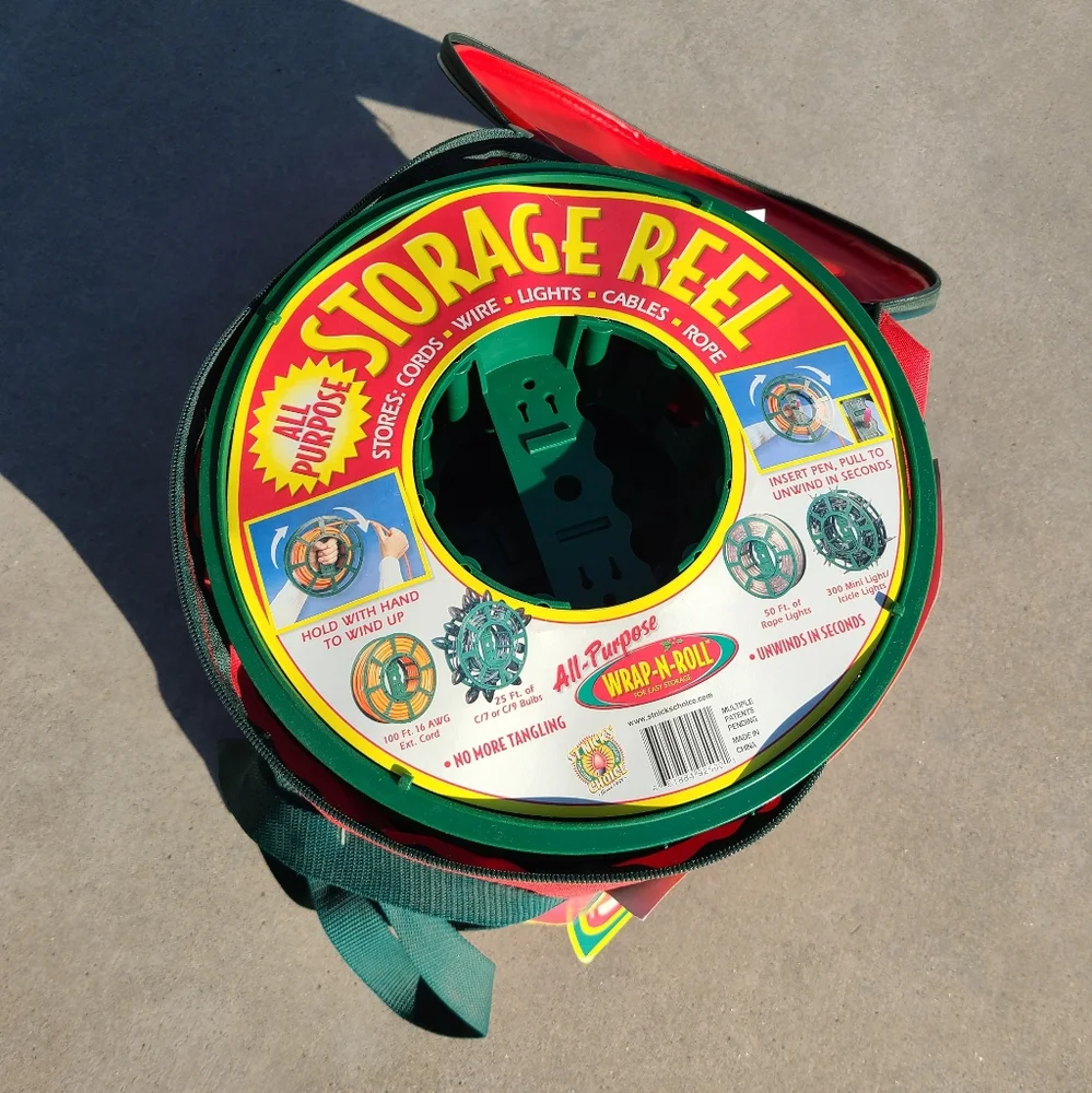 Christmas Light Storage Reels In a Bag
